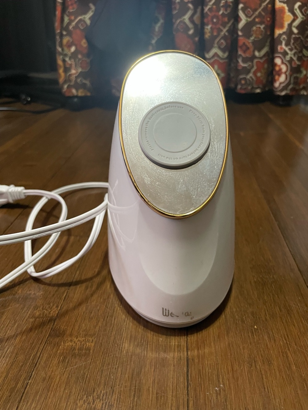 Portable Facial Steamer - White & Gold